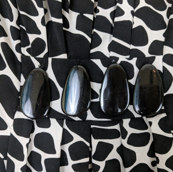 Animal Print Bodycon Cocktail Dress Size 4 - Picture 2 of 6